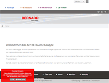 Tablet Screenshot of bernard-gruppe.com
